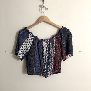 Crop top blouse